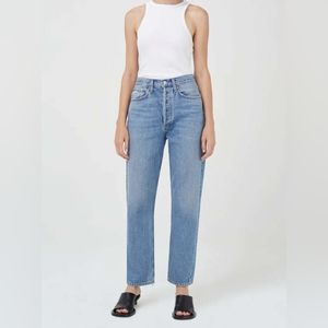Agolde 90's Mid Rise Loose Fit Jeans in Scheme
